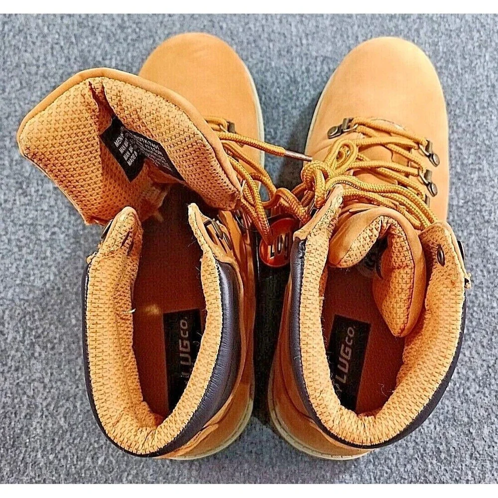Lugz Grotto Chukka Work Boot Mens Size 9 Golden Wheat New In Box! MGROTK-7401